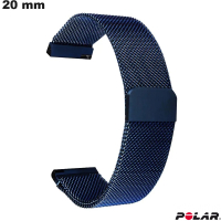 Bracelete Polar 20 mm Azul Aço Inoxidável # Frete 3,99€