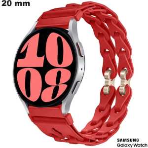 Acquistare Bracciale Samsung in Caucciù Rosso 20 mm per smartwatch