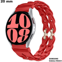 Acquistare Bracciale Samsung in Caucciù Rosso 20 mm per smartwatch
