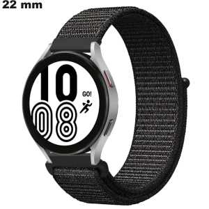 Bracciale Nero 22 mm Nylon per orologio: Consegna Veloce