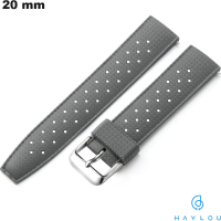 Comprar Pulseira de relógio inteligente de borracha Haylou Cinza 20 mm
