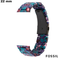 Armbanduhrarmband 22 mm Multicolor Fossil aus Resin kaufen