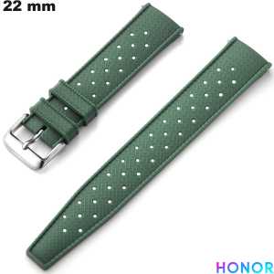 Braccialetto in caucciù per orologio connesso 22 mm Verde Honor di qualità
