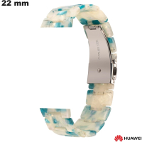 Bracelet 22mm Blanc Huawei Résine de montre - Envoi en 24h