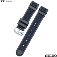 Bracelet Caoutchouc Bleu de montre 22 mm Seiko - Livraison Rapide