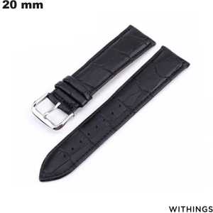 Armband aus echtem Leder 20mm Krokodil-Effekt von Withings in hochwertiger Qualität