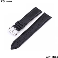 Bracelet Cuir véritable 20mm effet crococodile Withings de qualité