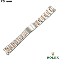 Armband Rolex 20mm Oyster Silbermetal für günstige Uhren