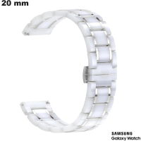 Armband Keramiek 20 mm Samsung smartwatch Wit goedkoop