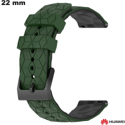Huawei 22 mm Groene Rubber Armband