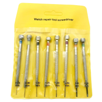 8 Watch Screwdrivers with Replacement Heads