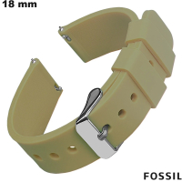 Kaufen Smartwatch Armband Grün Silikon 18mm Fossil