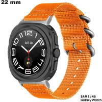Armband Samsung Smartwatch Orange Nylon Zoulou 22mm günstig
