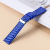 Verkauf Echtes Lederarmband Suunto 22mm Smartwatch Blau
