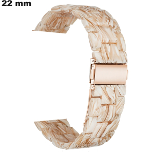 Pulsera Multicolor 22mm de Resina para reloj | Montaje Fácil