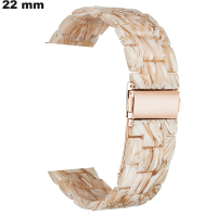 Armband Multicolor 22mm Resin für Uhr | Einfache Montage