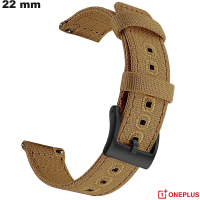 Armbanduhr OnePlus Armband 22mm Braun Textil kaufen