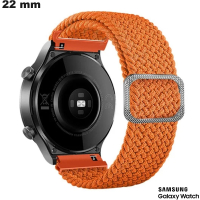 Armband Smartwatch Orange 22mm Samsung Nylon günstig