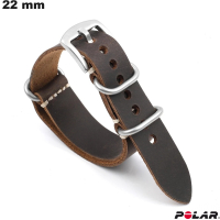 Smartwatch-Armband Café Leder Polar / Kostenloser Versand