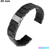Armband 22 mm Schwarze Carbonfaser Honor \ Bester Preis
