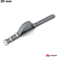 Armband Nylon Huawei Grau Uhr 20 mm: Versand 3,99€