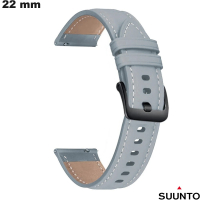 Armband 22mm Echte Leer Grijs Suunto \ Gratis Verzending v.a. 20€