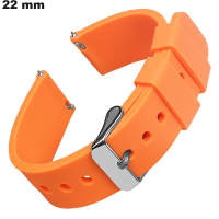 Armband Orange Gummi für Uhr 22mm: Versandkosten 3,99€