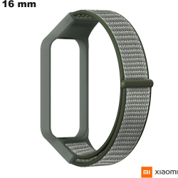 Bracelet Tissu Voile Xiaomi smartwatch Vert 16mm