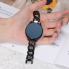 Bracciale Catena 20 mm Nero per orologio Acciaio inossidabile economico