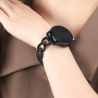 Bracciale Catena 20 mm Nero per orologio Acciaio inossidabile economico