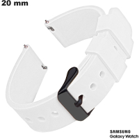 Bracciale Samsung Silicone Bianco 20mm smartwatch economico