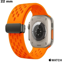 Bracelet Apple Watch 22mm montre connectée Caoutchouc pas cher