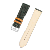Armband aus synthetischem Leder 18mm für hochwertige grüne Uhr
