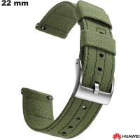Qualitäts-Huawei 22 mm grünes Smartwatch-Armband aus Stoff