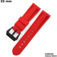 Acheter Bracelet 22 mm Samsung Rouge Silicone smartwatch