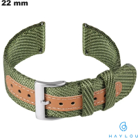 Armband Grün 22mm Nylon Haylou Smartwatch von hoher Qualität