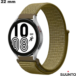 Bracelet pour montre Nylon 22mm Vert Suunto
