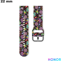 Armband Uhr Silikon Honor Psychédélique 22 mm günstig