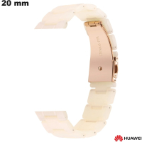 Armband Uhr 20mm Weiß Huawei Resin - Kostenloser Versand