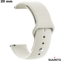 Verkoop Silikonenhalsband 20mm Suunto smartwatch Grijs