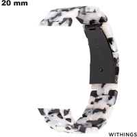 Armband Schwarz Withings Resin 20 mm Uhr ● Kostenloser Versand