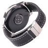 Echtheitslederarmband für hochwertige Suunto Smartwatch in Schwarz