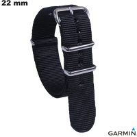 Armband 22mm für Garmin Smartwatch Kaufen Schwarz Textil