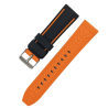 Armband 22mm Fossil Kautschuk Smartwatch Schwarz günstig