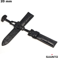 Suunto Smartwatch-Armband 20 mm Echtes Leder Schwarz kaufen