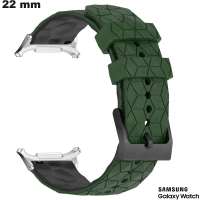 Bracelet 22mm Caoutchouc Vert Samsung de montre \ Envoi Rapide