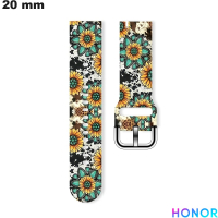 Armband Kaufen U Silicone Muster 20 mm Honor Floral