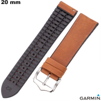 Bracciale smartwatch Garmin 20mm Marrone Silicone - Spedizione Gratuita