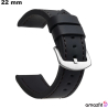 Acquistare Bracciale Similpelle Nero orologio universale Amazfit 22mm