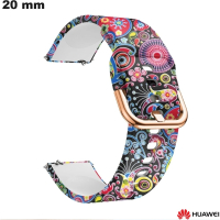 Braccialetto Psichedelico in Gomma per Huawei economico